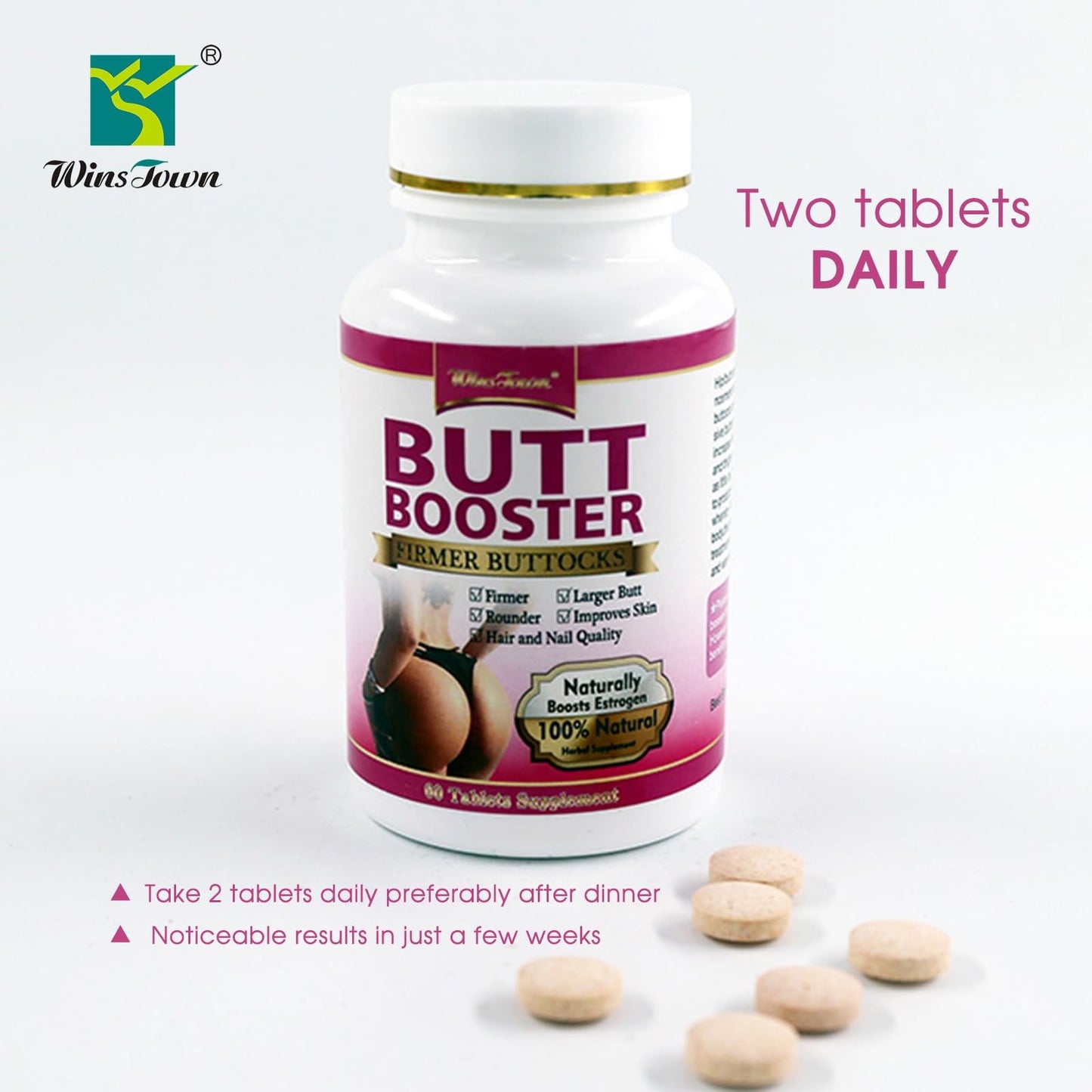 Butt Booster Pills, Mention Buttocks Herbal Supplements, Plump HIPS Enhanceme...