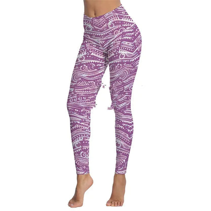 3D Digital Printed Yoga Leggings and Trousers