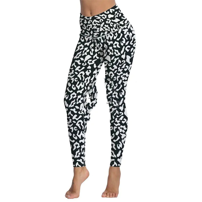 3D Digital Printed Yoga Leggings and Trousers