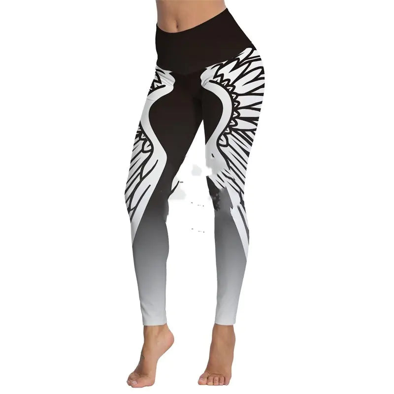 3D Digital Printed Yoga Leggings and Trousers