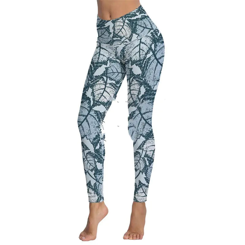 3D Digital Printed Yoga Leggings and Trousers