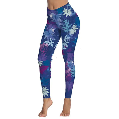 3D Digital Printed Yoga Leggings and Trousers
