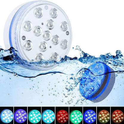 13-LED Magnetic Suction RF Remote Control Bathtub Light