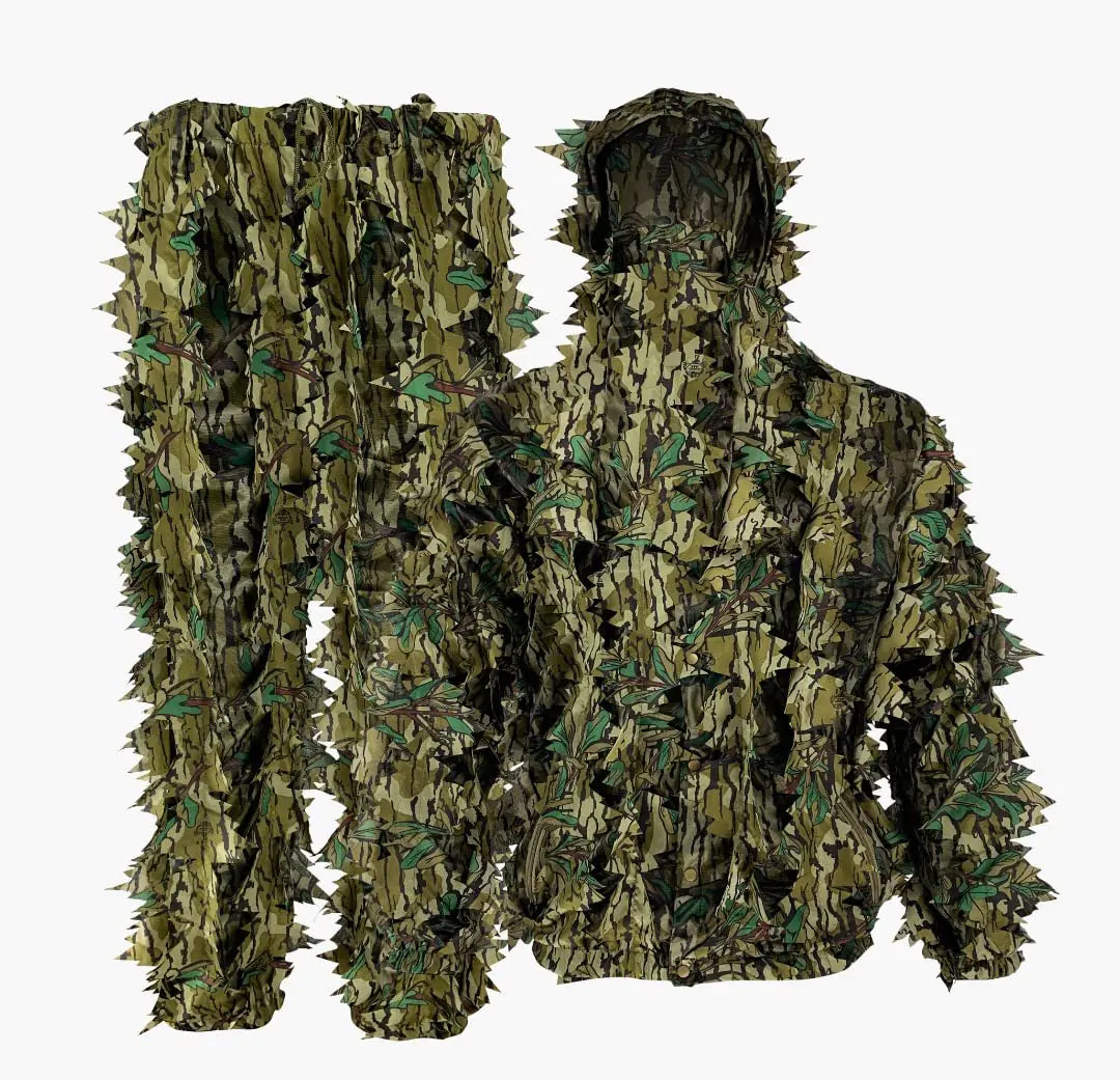 Titan 3D Leafy Suit - 3D Hunting Gear Suit for Men Mossy Oak Greenleaf Pattern (L/XL)