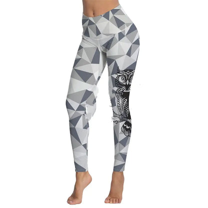 3D Digital Printed Yoga Leggings and Trousers